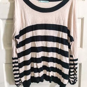 Striped oversized sweater
